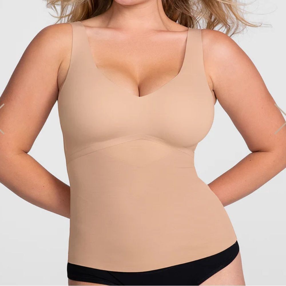 Honeylove liftwear tank 1X Sand NWT in packaging